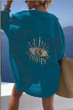 Women's Outdoor Beach Shirt Casual Sequin Beaded Shirt