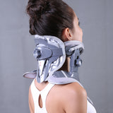 High Quality Relief Collar Physiotherapy Adjustable Stretcher Spine Corrector Support Air Neck Cervical Traction Device