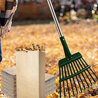 Paper Lawn Bags, Yard Waste Bags Paper Leaf Heavy Duty Brown Leaf Bags, Tear Resistant Yard Waste Bags, For Wet and Dry Leaves, Weeds and Other Trash, 30 Gallon, 25 Bags in Total (Package May Vary).