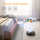 Geek Smart L8 Robot Vacuum Cleaner And Mop, LDS Navigation, Wi-Fi Connected APP, Selective Room Cleaning,MAX 2700 PA Suction, Ideal For Pets And Larger Home.Banned From Selling On Amazon