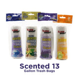 Tall Kitchen Drawstring SCENTED Trash Bags 13 Gallon