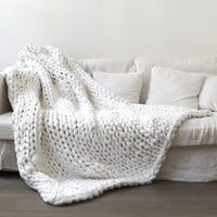 Chunky Knit Blanket - My Home Goodsz