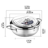 Stainless Steel Deep Frying Pot