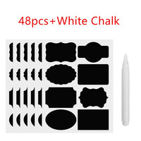 Waterproof Blackboard Stickers: Kitchen Spice Label