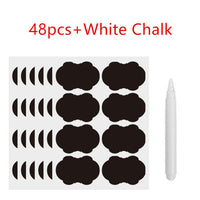 Waterproof Blackboard Stickers: Kitchen Spice Label